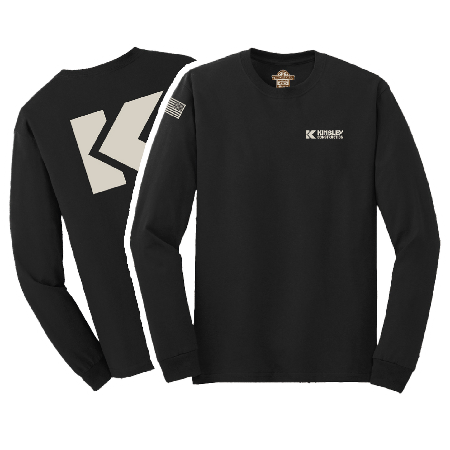 Mens Black Long Sleeved Shirt