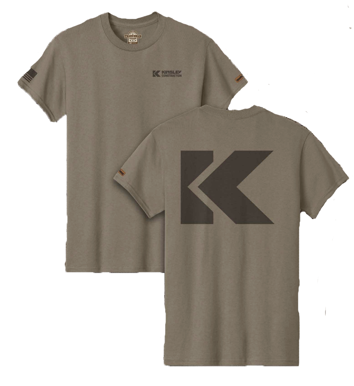 Mens Short Sleeved T-Shirt (Dirt)