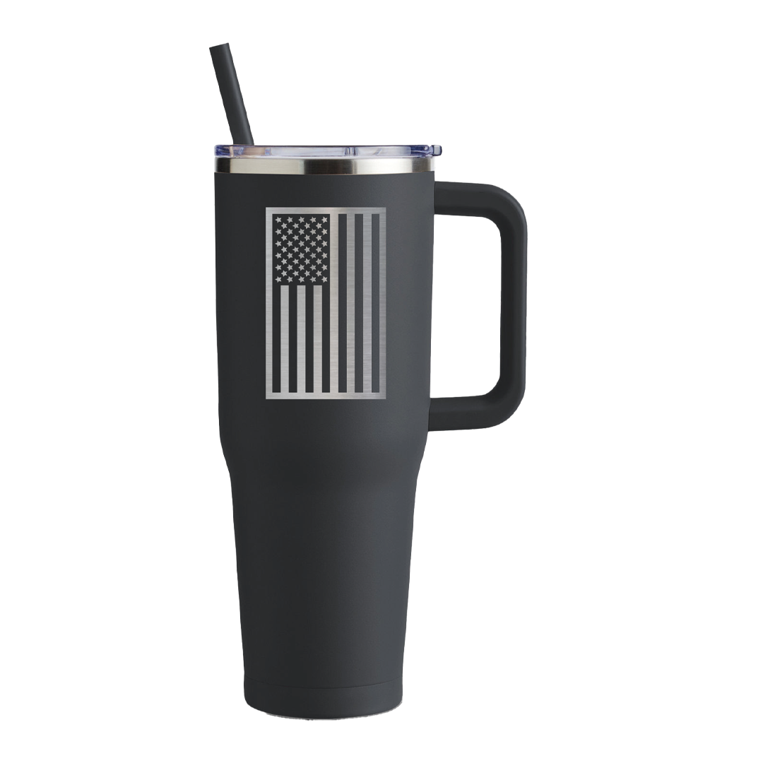 Tumbler with Straw (Charcoal)