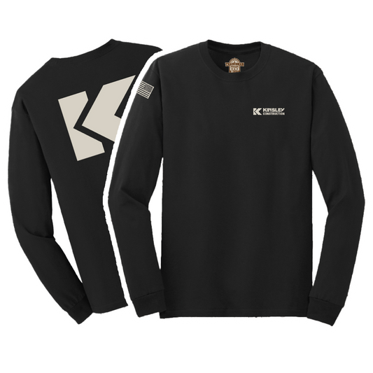 Mens Black Long Sleeved Shirt