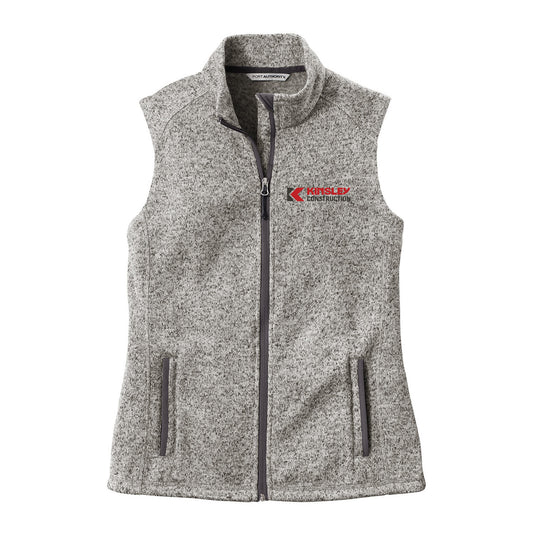Womens Port Authority®  Sweater Fleece Vest