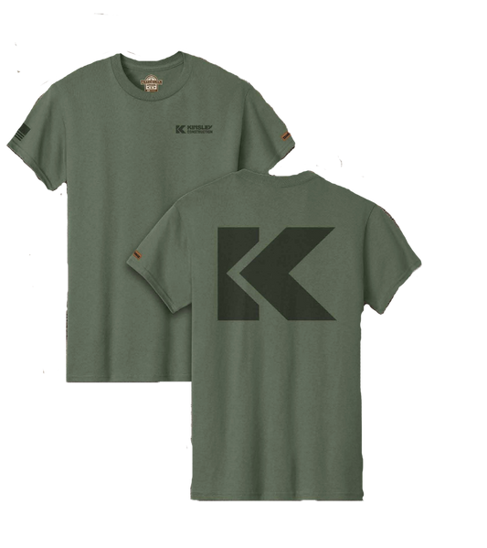 Mens Short Sleeved T-Shirt (Moss)