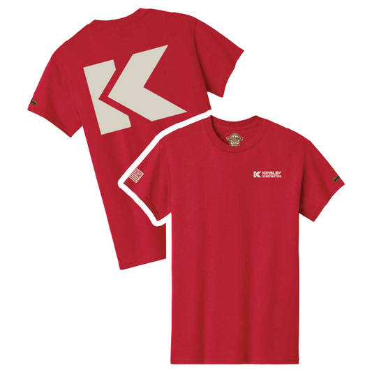 Mens Short Sleeved T-Shirt (Red)